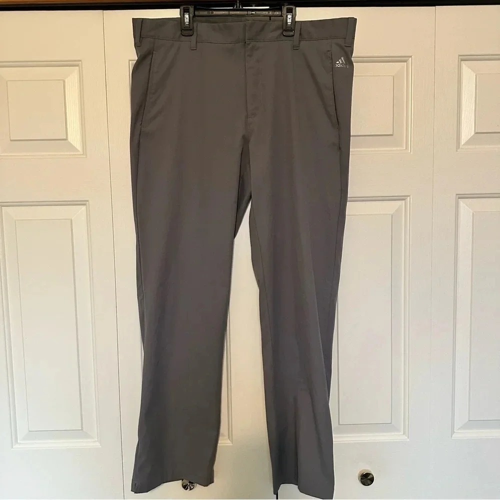 adidas Men's Gray Chino Pants